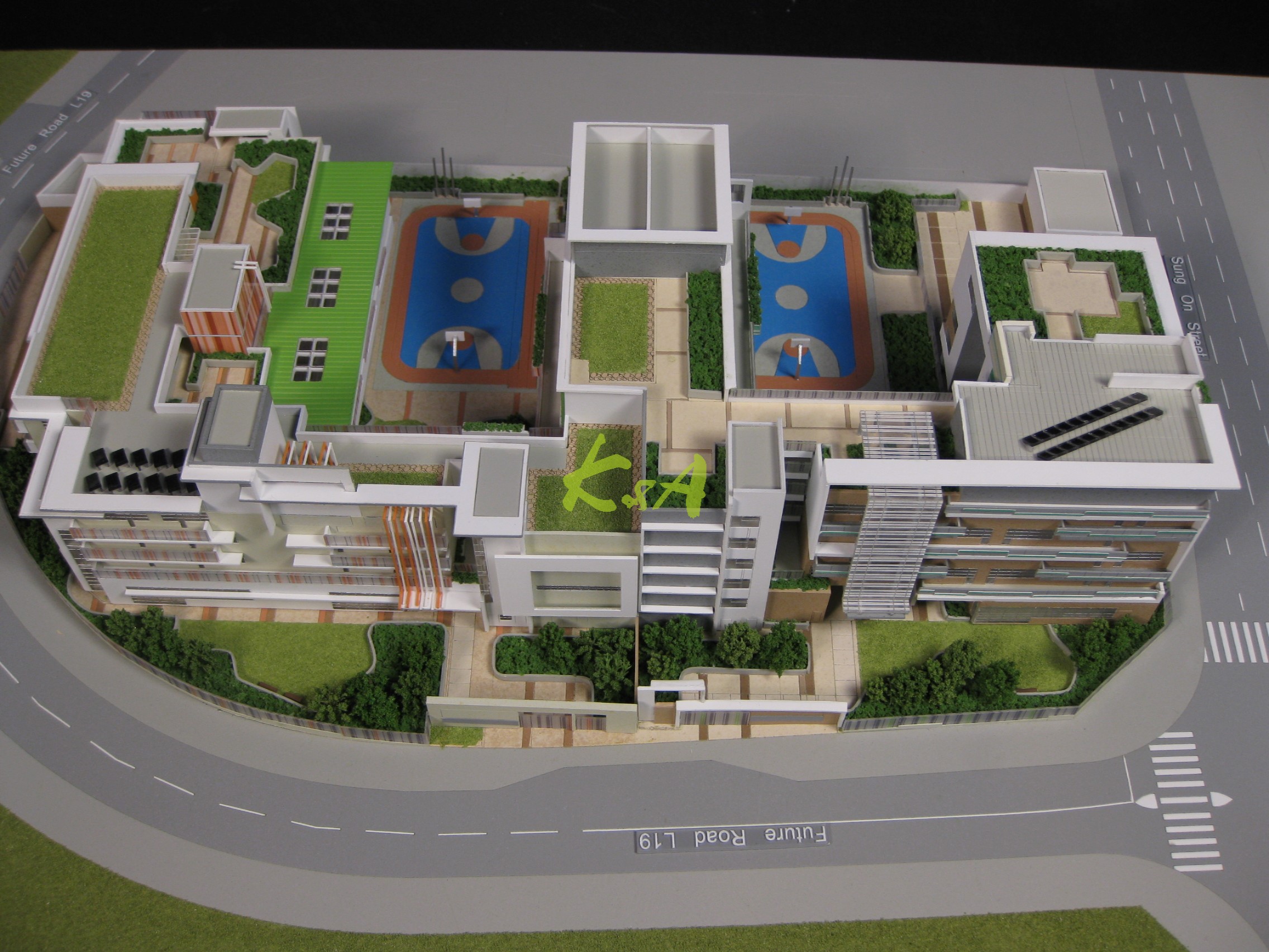 香港启德学校 – 奇艺建筑模型设计